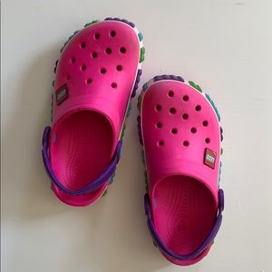 Girls Crocs LEGO edition clogs
